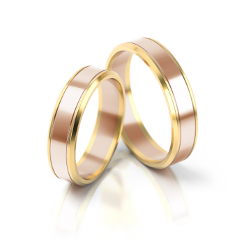 Preview: Stelmach Trauringe Weiss-Gelbgold Chemnitz 060